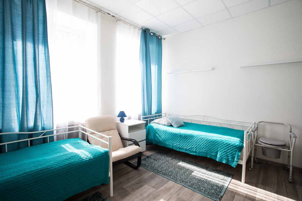 interior nursing home room for people with disabilities