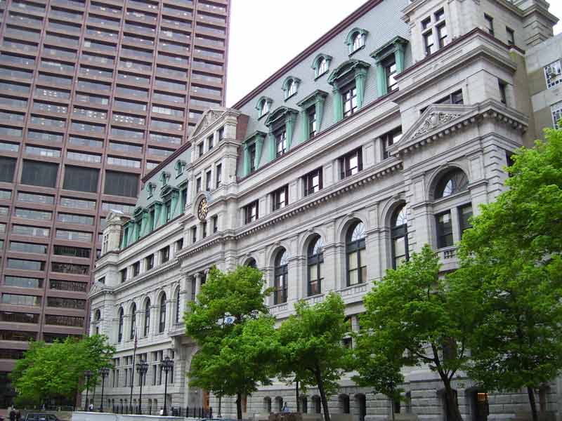 John Adams Courthouse, home to the Supreme Judicial Court of Massachusetts, attribution to Swampyank, Creative Commons License https://creativecommons.org/licenses/by/3.0/legalcode