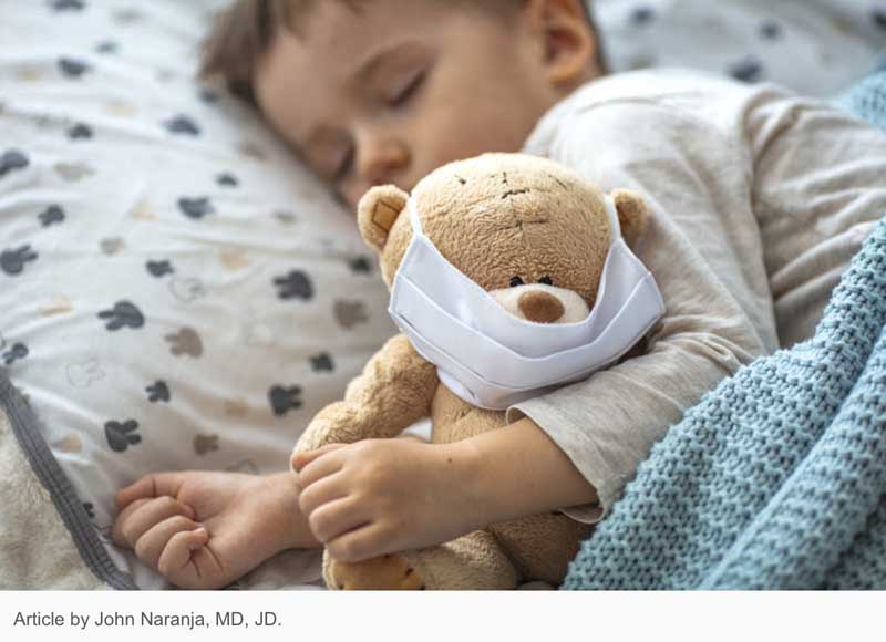 sleeping child - COVID-19 atypical symptoms