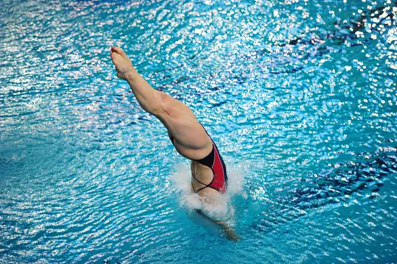 diver entry into water is analogous_to yaw trajectory of bullet