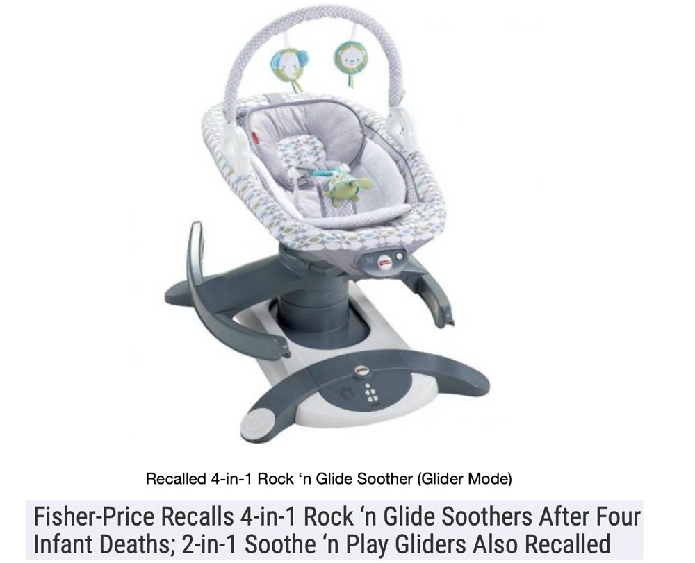 Fisher-Price Recalls Rock 'n Glide Southers