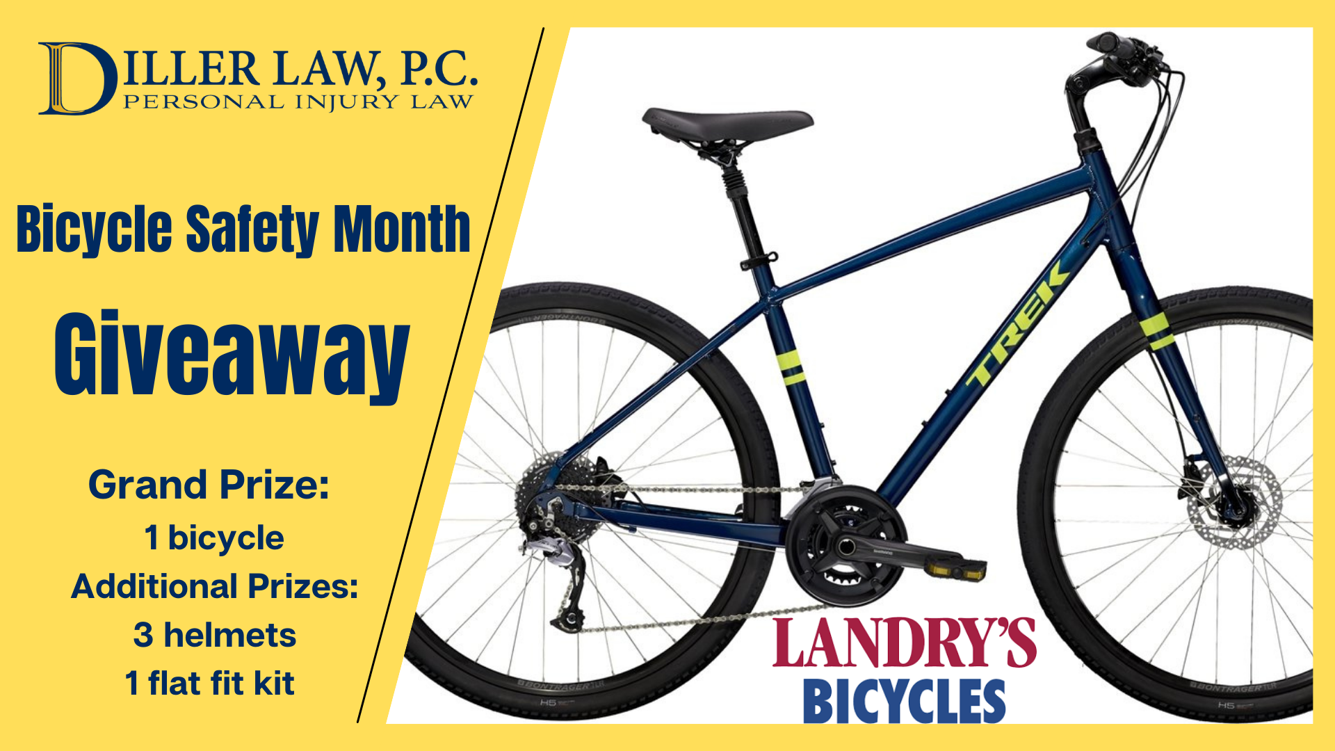 Bicycle Safety Month Bicycle Giveaway - May 2021